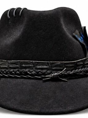 New large black Cody James crushable hat